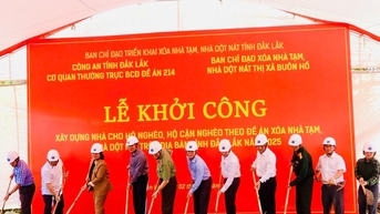 Công an tỉnh Đắk Lắk triển khai xây dựng hơn 4.000 căn nhà cho hộ nghèo
