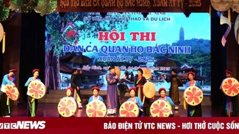580 liền anh, liền chị tham gia Hội thi dân ca Quan họ Bắc Ninh xuân Ất Tỵ 2025
