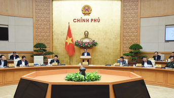 [Ảnh] Thủ tướng Phạm Minh Chính chủ trì Phiên họp Chính phủ chuyên đề về xây dựng pháp luật tháng 3/2025