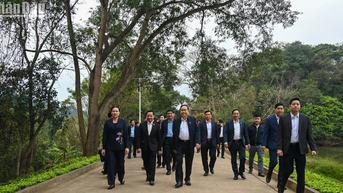 [Ảnh] Chủ tịch Quốc hội Trần Thanh Mẫn thăm Khu di tích quốc gia đặc biệt Tân Trào