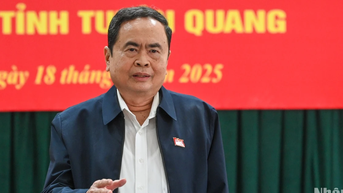 [Ảnh] Chủ tịch Quốc hội Trần Thanh Mẫn làm việc với tỉnh Tuyên Quang