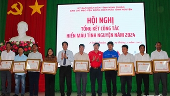 Tổng kết công tác hiến máu tình nguyện năm 2024