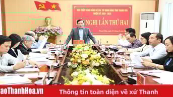 Hội nghị lần thứ hai Ban Chấp hành Đảng bộ các cơ quan Đảng tỉnh Thanh Hóa, nhiệm kỳ 2020-2025