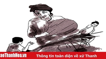 Chiếc quạt mo cau và bài học tiết kiệm điện từ bà