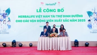 Herbalife Việt Nam tài trợ sản phẩm dinh dưỡng cho các VĐV xuất sắc