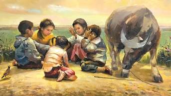 Quay về cảm hứng dân gian