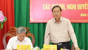 Đoàn kiểm tra 1923 của Bộ Chính trị làm việc với Ban Thường vụ Tỉnh ủy