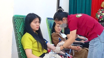 Tiếp nhận 336 đơn vị máu tình nguyện