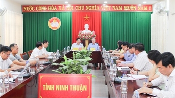 Họp nghe báo cáo công tác tổ chức Giải golf ủng hộ Chương trình “Xóa nhà tạm, nhà dột nát” tỉnh Ninh Thuận năm 2025