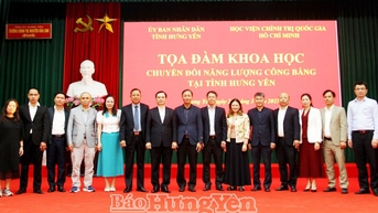 Tọa đàm khoa học về chuyển đổi năng lượng công bằng tại tỉnh Hưng Yên