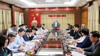 Đoàn kiểm tra 1911 của Bộ Chính trị làm việc tại Điện Biên