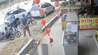 Nam thanh niên bị đánh tới tấp ở Đồng Nai
