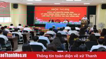 Bí thư Tỉnh ủy Nguyễn Doãn Anh làm việc với Trường Đại học Hồng Đức