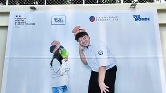'Cầu nối' trái cây và rau củ cho học sinh Việt - Pháp