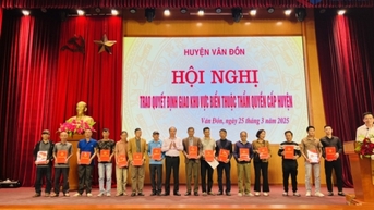 Huyện Vân Đồn: Hoàn thành giao khu vực biển cho 85% hộ NTTS