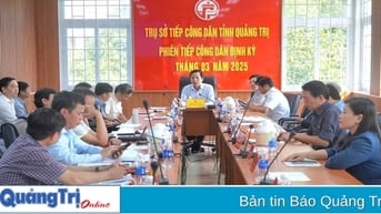UBND tỉnh Quảng Trị tiếp công dân định kỳ tháng 3/2025