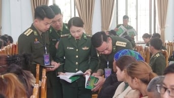 Sĩ quan trẻ góp phần xây dựng biên giới Việt - Lào hòa bình, hữu nghị, hợp tác, phát triển
