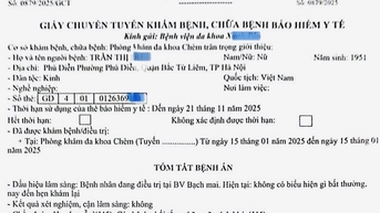 'Ngã ngửa' với giấy chuyển tuyến bảo hiểm y tế