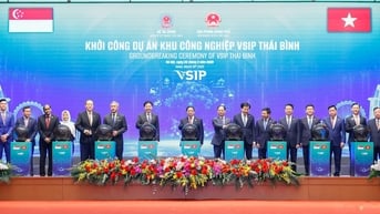 Khởi công Khu công nghiệp VSIP ở tỉnh Thái Bình