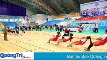 Hơn 200 vận động viên tranh tài tại Giải Kéo co, Đại hội Thể dục Thể thao tỉnh Quảng Trị lần thứ IX