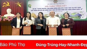 Tổng kết dự án tuyên truyền, vận động nông dân xử lý rác thải
