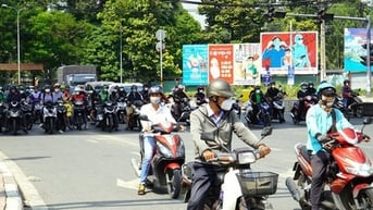 Nắng nóng với nền nhiệt cao
