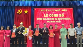 Vượt khó đồng lòng xây dựng quê hương Quế Sơn