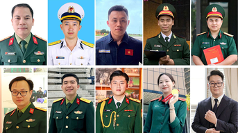 10 gương mặt trẻ tiêu biểu toàn quân năm 2024
