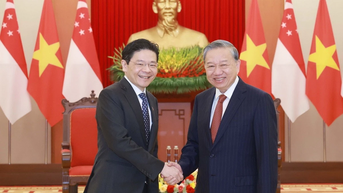 Tổng Bí thư Tô Lâm tiếp Thủ tướng Singapore