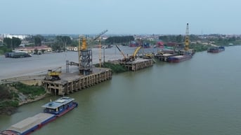 Toàn cảnh cảng cạn hơn 8 ha mới mở ở Bắc Ninh