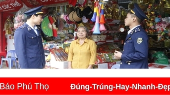 Kiểm tra, giám sát hoạt động kinh doanh hàng hóa dịp Lễ hội Đền Hùng