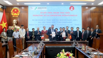Ký kết thỏa thuận thực hiện Dự án quản lý tổng hợp tài nguyên nước - Giai đoạn 1