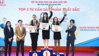 Honda Việt Nam công bố kết quả Hội thi Nhân viên bán hàng xuất sắc năm 2024