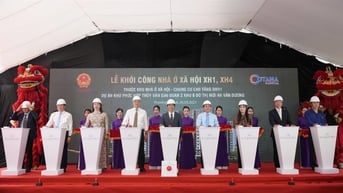 Khởi công 2 khối nhà ở xã hội 400 căn tại đô thị mới An Vân Dương, TP Huế