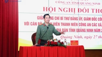 Giám đốc Công an tỉnh đối thoại với thanh niên công an cấp xã