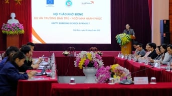 WVIV kiến tạo "Trường bán trú - Ngôi nhà hạnh phúc" cho học sinh Điện Biên