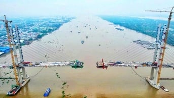 500 người dốc lực thi công dự án nối liền 2 tỉnh đúng ngày 30/4