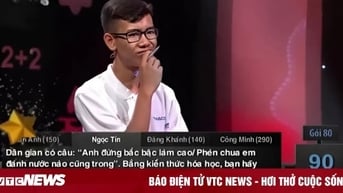 Câu hỏi Hoá học khiến cả 4 thí sinh Đường lên đỉnh Olympia chào thua