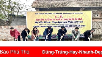 Lâm Thao quyết tâm hoàn thành xóa nhà tạm, nhà dột nát trong quý II