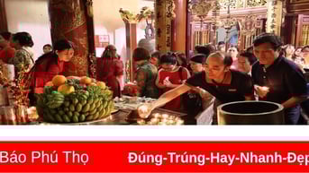 Hơn 200 du khách trải nghiệm Tour đêm Đền Hùng