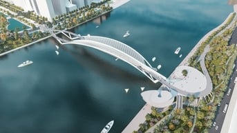 TPHCM khởi công cầu đi bộ 1.000 tỷ đồng nối đôi bờ sông Sài Gòn