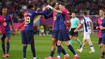Thắng đậm Sociedad, Barcelona vững ngôi đầu bảng La Liga