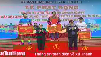Yên Định phát động “Toàn dân rèn luyện thân thể theo gương Bác Hồ vĩ đại” và giải việt dã Báo Thanh Hóa lần thứ XXIX