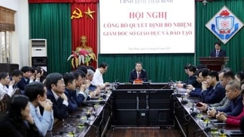 Bổ nhiệm Giám đốc Sở GD-ĐT tỉnh Thái Bình sau gần nửa năm "khuyết" vị trí