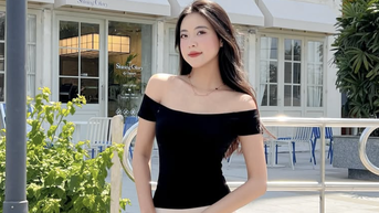Diện áo trễ vai giúp nàng tỏa sáng suốt những ngày nắng