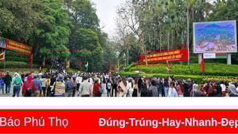 Đền Hùng trước ngày chính lễ