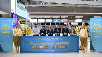 Khai trương đường bay thẳng Bangkok-Đà Nẵng của Vietnam Airlines