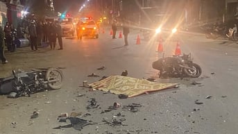 2 thanh niên bị thương nặng trong vụ tai nạn ở Thanh Miện
