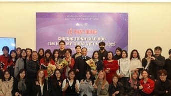 Lễ phát động Chương trình giáo dục "Tìm hiểu Mỹ thuật Việt Nam Trực tuyến" năm 2025