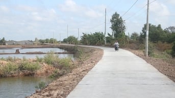Hoàn thành hai tuyến đường giúp phát triển nghề muối ở Bạc Liêu